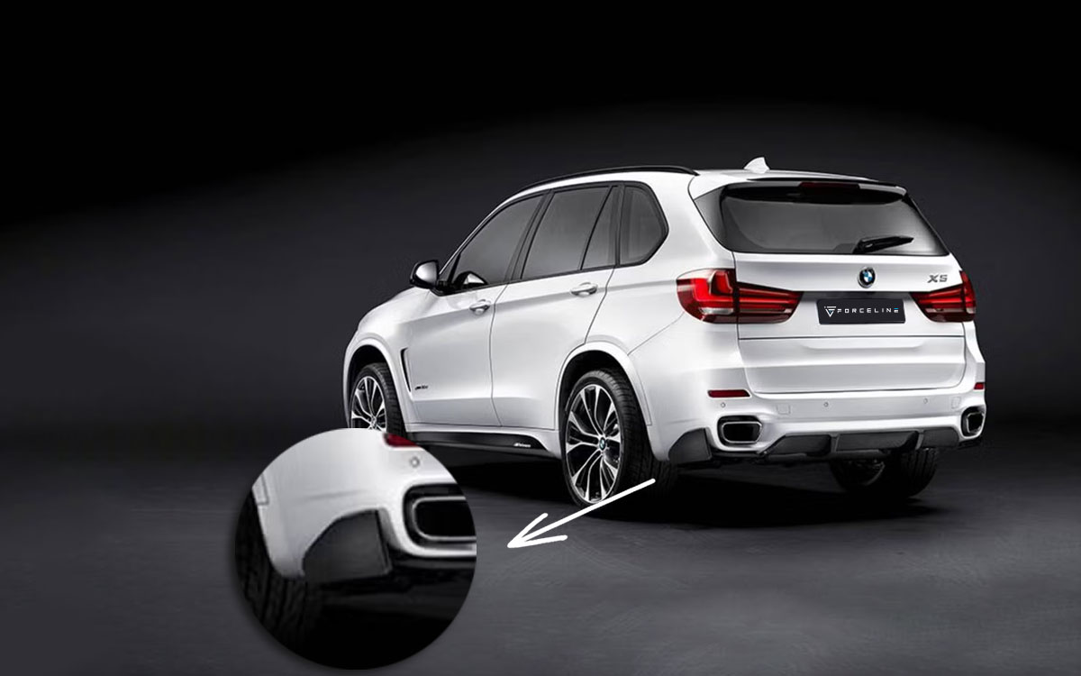 BMW X5 F15 Kohlefaser Heckstoßstange Seitenschweller 3