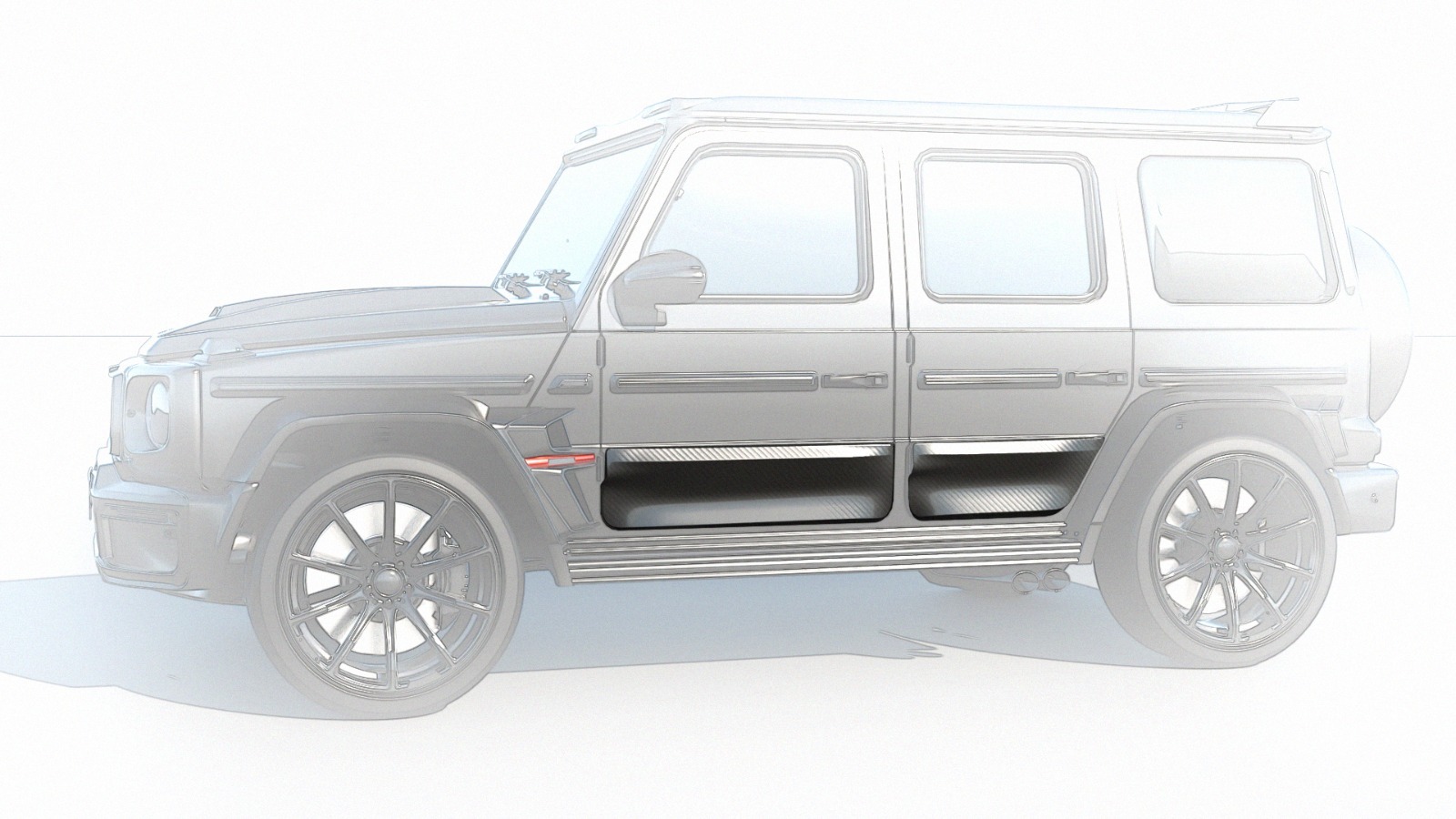 MERCEDES BENZ G KLASSE TÜRVERKLEIDUNGEN2