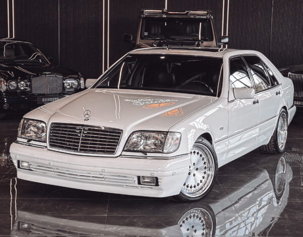 MERCEDES BENZ W140 BRABUS FRONTSTOSSSTANGE KOHLEFASER (2)