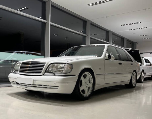 MERCEDES BENZ W140 BRABUS FRONTSTOSSSTANGE KOHLEFASER (3)
